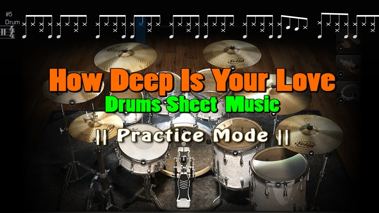 Bee Gees - How Deep Is Your Love | Drums Sheet Music (With Download)
