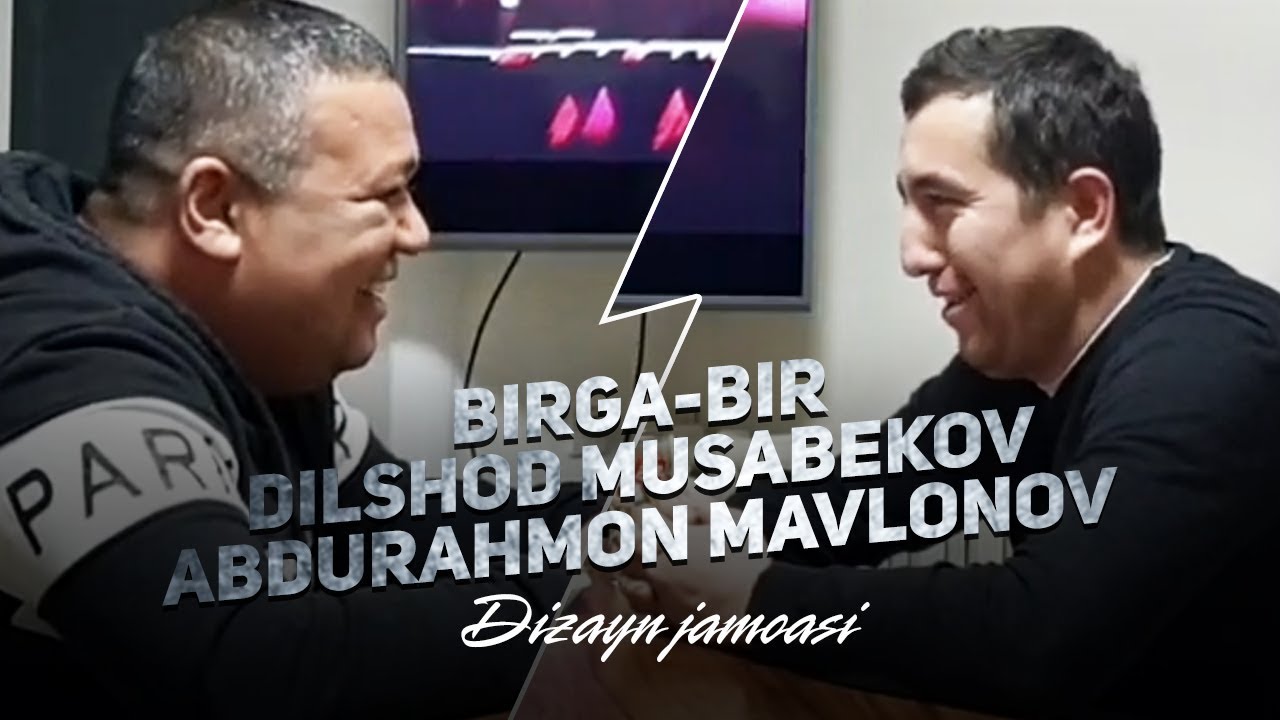Dizayn jamoasi - Birga-bir Dilshod Musabekov va Abdurahmon Mavlonov