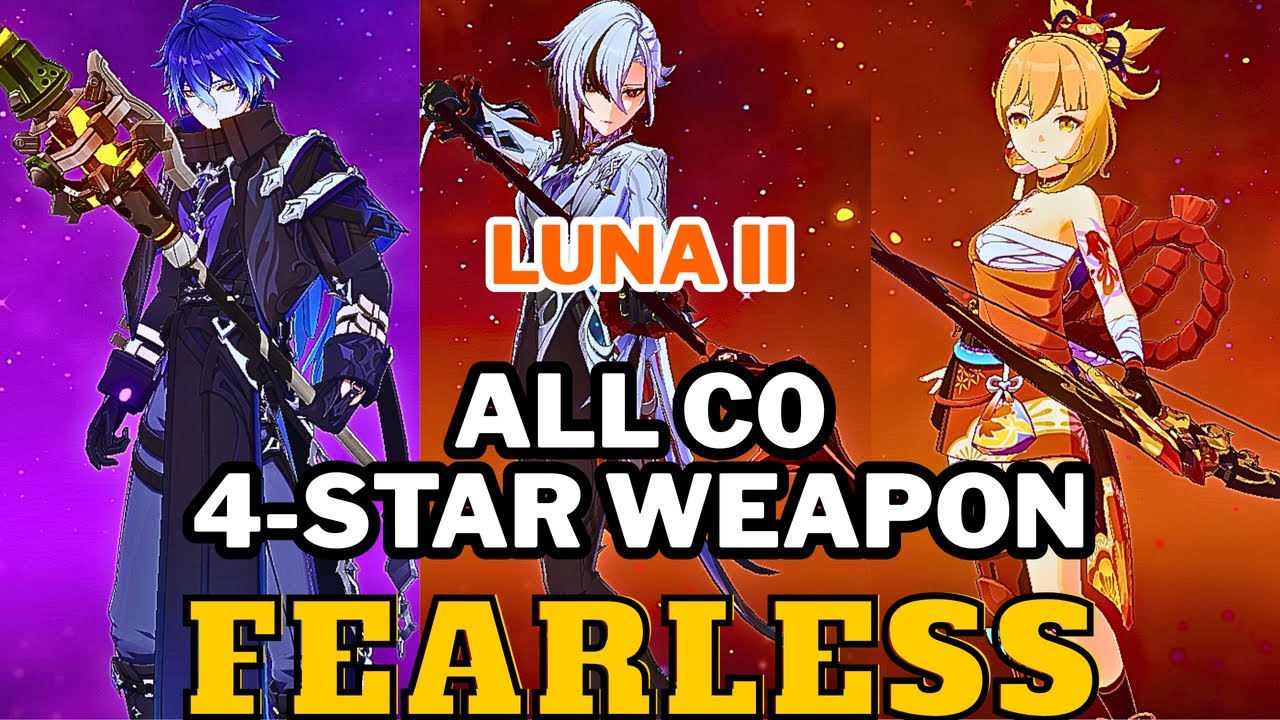 [Stygian Onslaught 6.1] 4-STAR WEAPON | C0 Flins (NO Ineffa) x C0 Arlecchino x C0 Yoimiya | Fearless