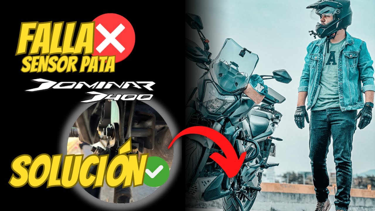¡QUE NO TE PASE! ❌ FALLA en Sensor de pata de la DOMINAR 400, SOLUCIÓN  🛠️  ✅  | Jadd Motos