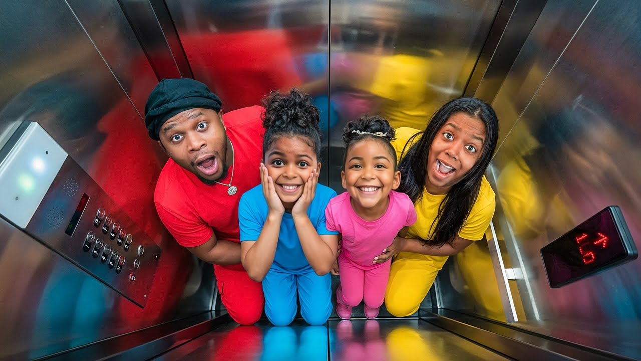 WE GOT STUCK INSIDE AN ELEVATOR! 😱