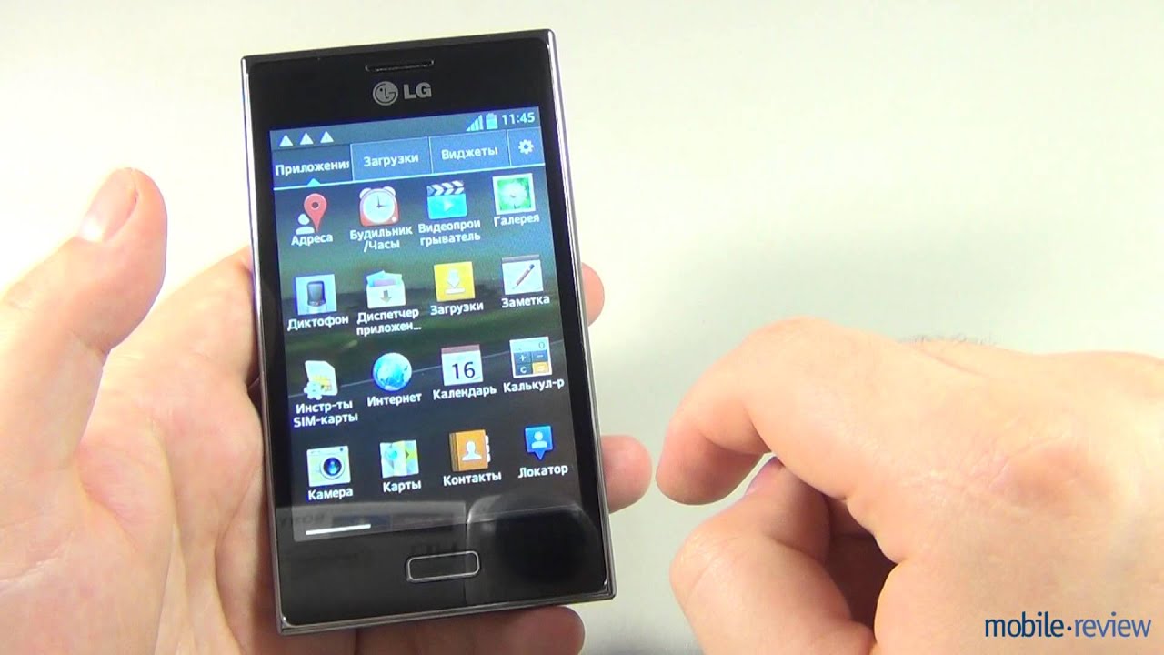 Обзор LG Optimus L5 (E610)