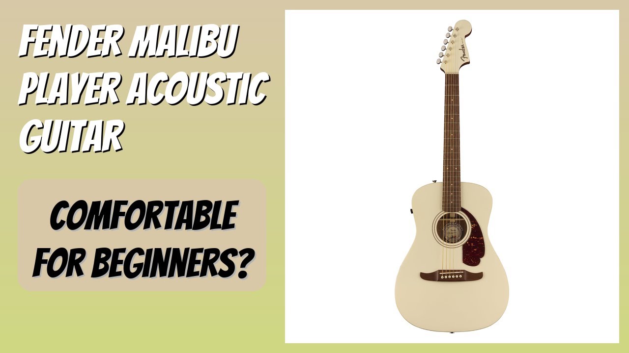 REVIEW (2026): Fender Malibu Player Acoustic Guitar. Features
