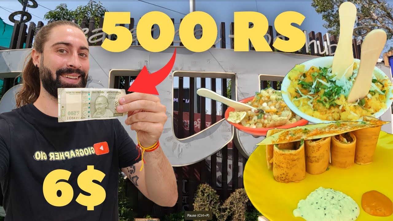 What 6$ get you in Indore's '56 DUKAN' Street Food Market (pardesi speaks Hindi)🇮🇳