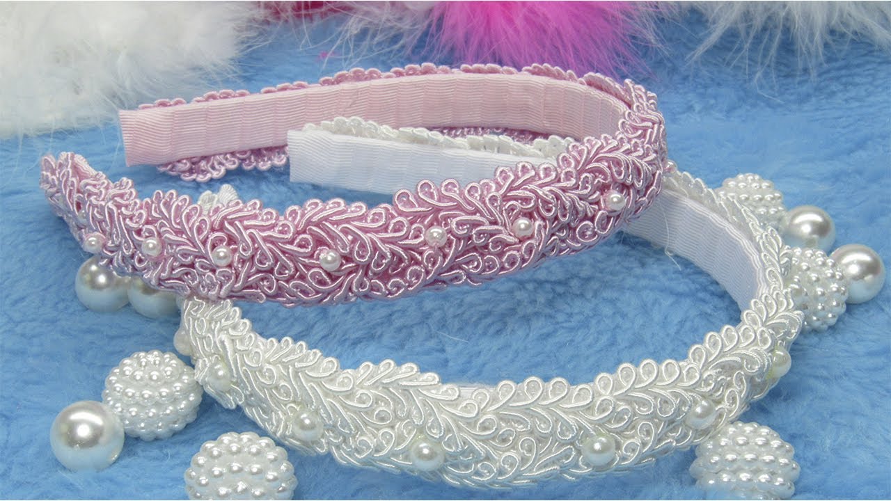 😍😍😍NOVA TIARA TRANÇADA C/ PÉROLAS!!!FAÇA VOCÊ MESMO!!!NEW TIARA BRAIDED WITH PEARLS DO IT YOURSELF😍😍