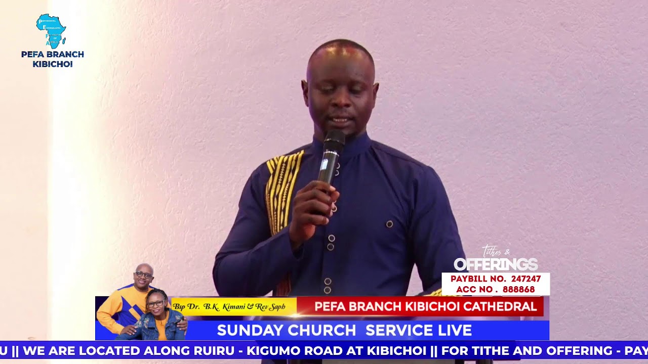 SUNDAY 8-02-2026 || SUNDAY SERVICE LIVE || HOST BISHOP - PROF. B.K KIMANI & REV SAPH