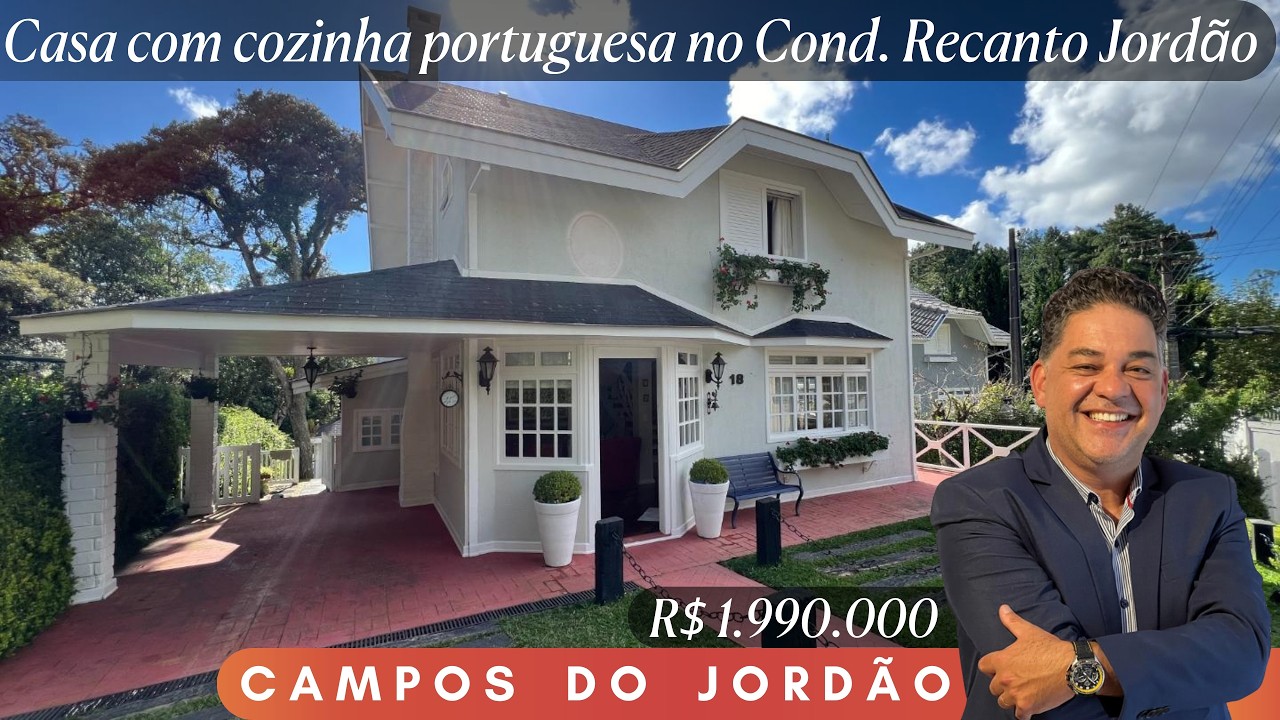 ✅ VENDIDA! 🍁 COZINHA PORTUGUESA EM CAMPOS DO JORDÃO ? -  CASA EM CONDOMÍNIO
