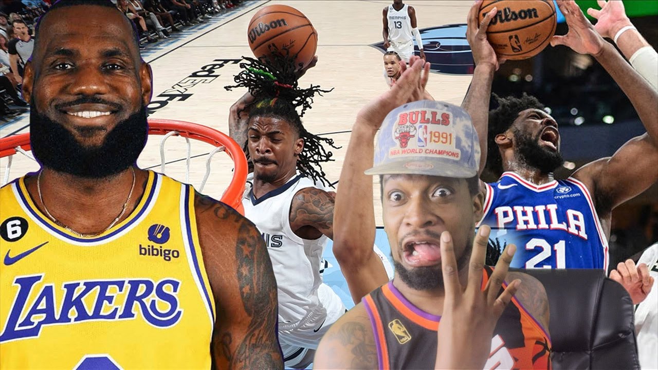 LAKERS 4 GAME WIN STREAK BABY!!! SIXERS/ DURANT/ JA MORANT DUNK HIGHLIGHTS