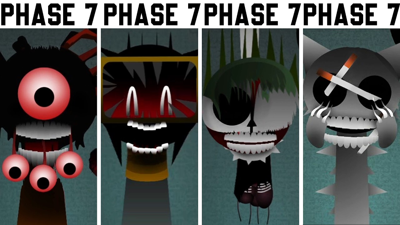 Incredibox Sprunki Phase 7 All characters New Phase  🔥