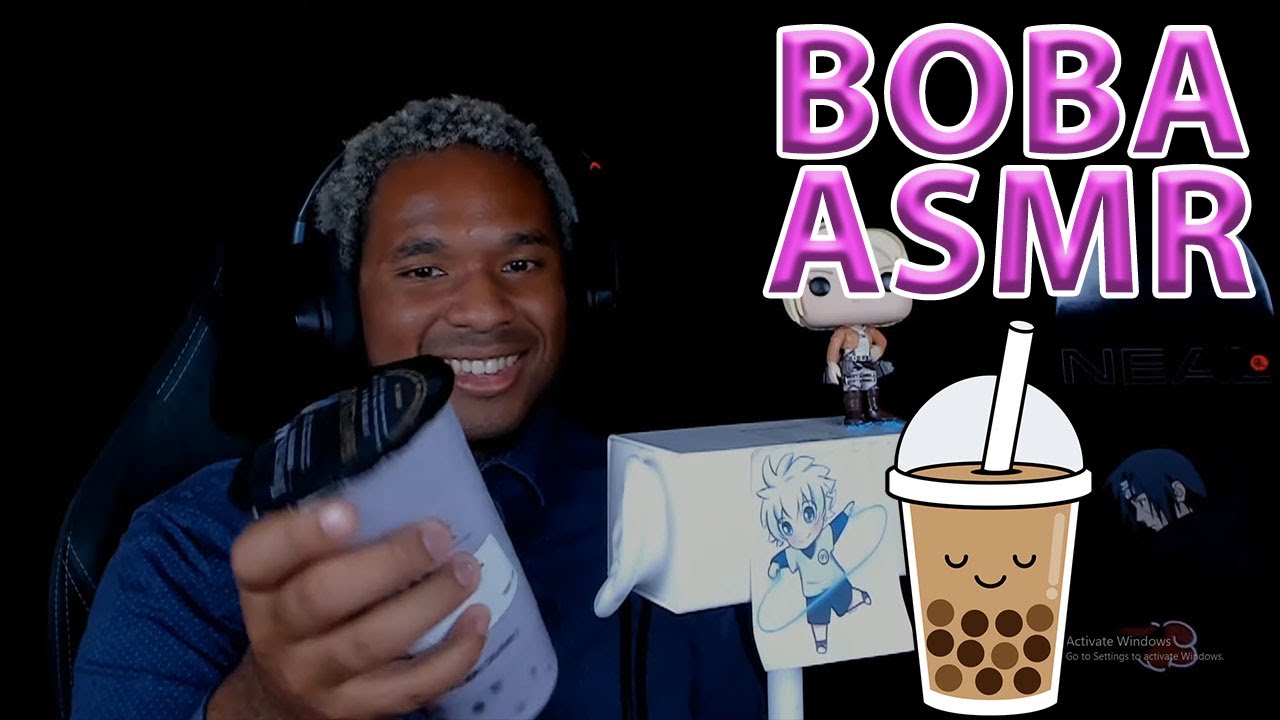 ASMR Drink Boba with Me!