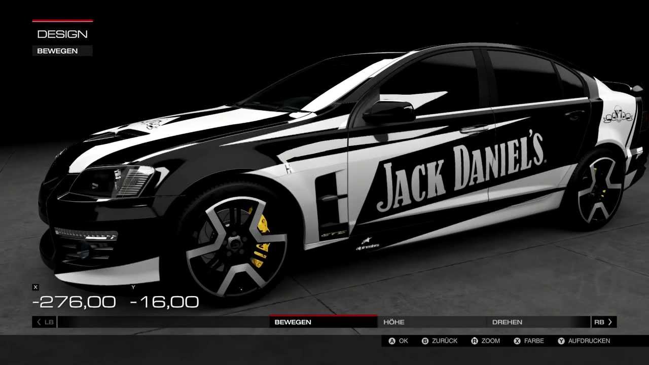 Forza 5: Holden HSV GTS Jack Daniel's design speed art / speed paint