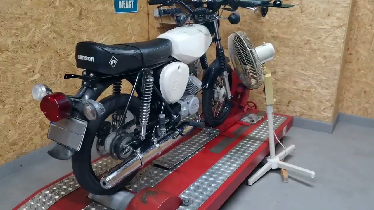 Simson s51 KR51 SW 50ccm Zylinder Kit Prüfstand Tuning
