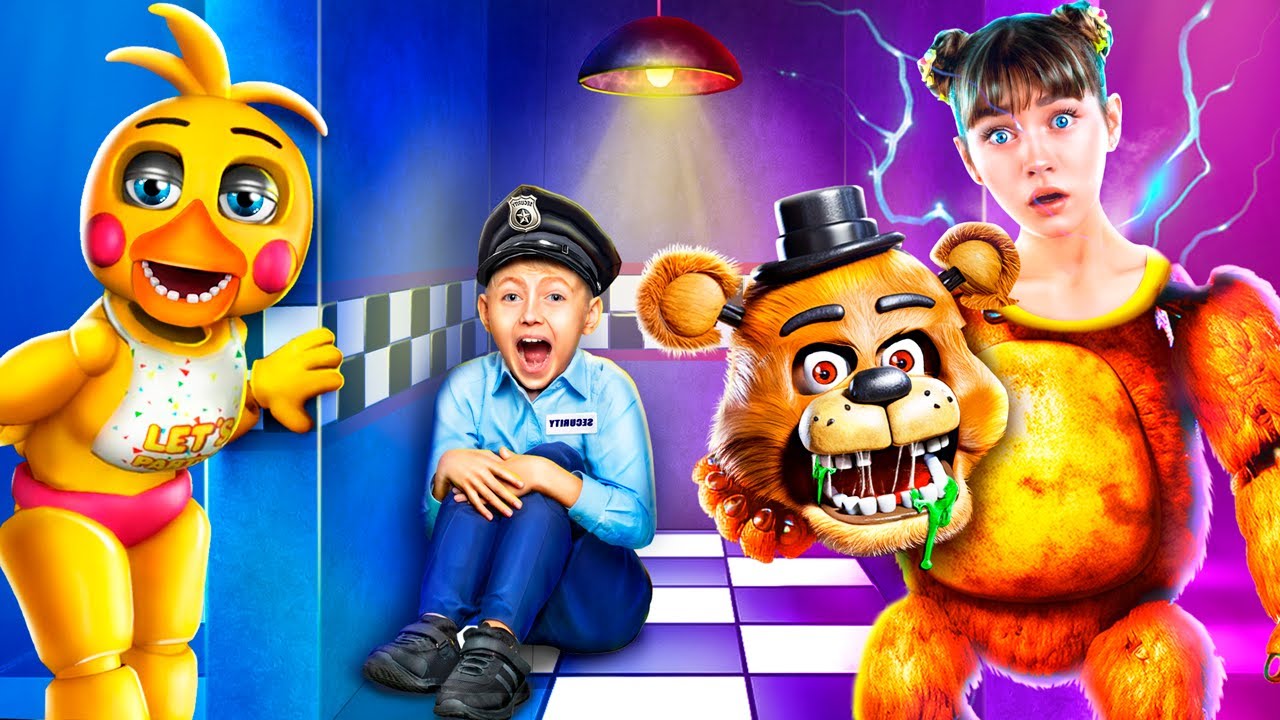 Extreme Hide and Seek with FNaF! Five Night at Freddy in Real Life!