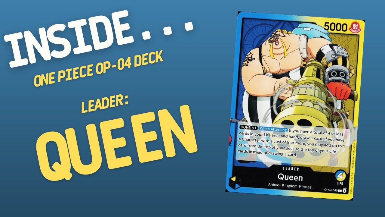 One Piece Card Game OP04 Deck Queen Leader Animal Kingdom Pirates Deck | Inside #470