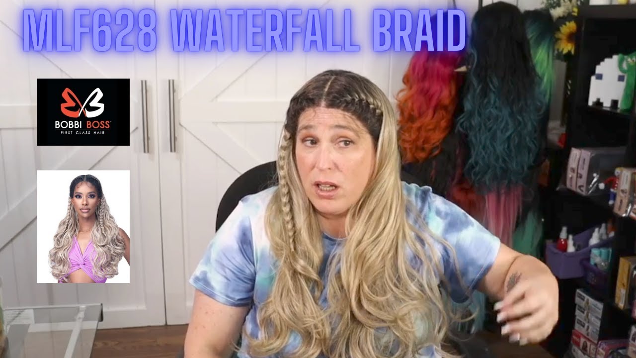 Is this unit worth it? Bobbi Boss Waterfall Braid Wig Review | MLF628 | TT4/ABLOND