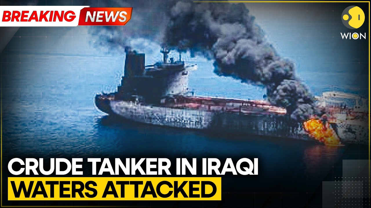 US-Iran War: Explosive Boat Hits Crude Tanker In Iraqi Waters | WION | BREAKING