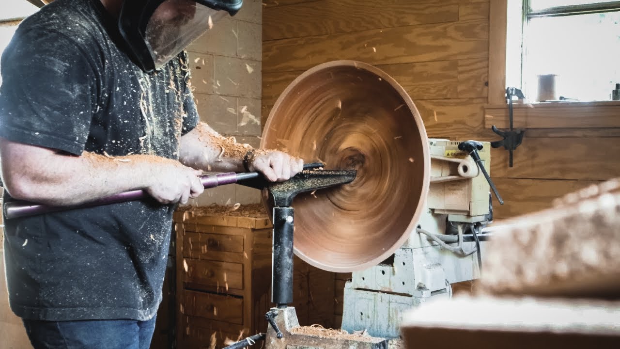 One of the Biggest Wood Bowls I Have Ever Made | Wood Turning
