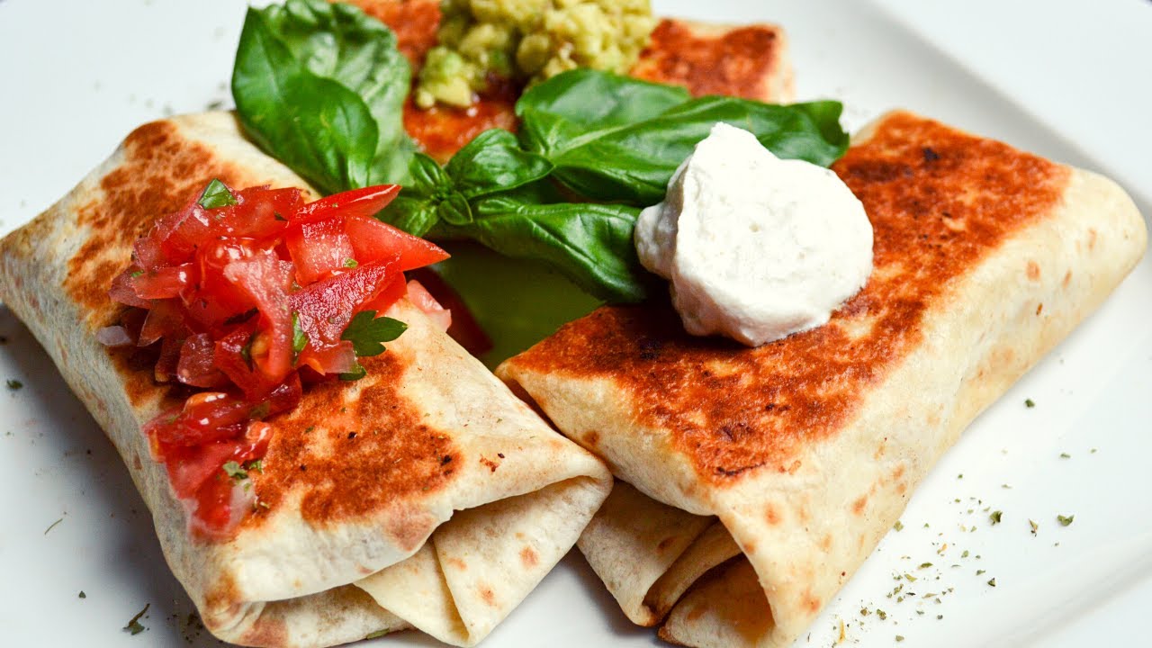 How to Make Chimichangas | Easy and Simple Vegetarian Chimichangas