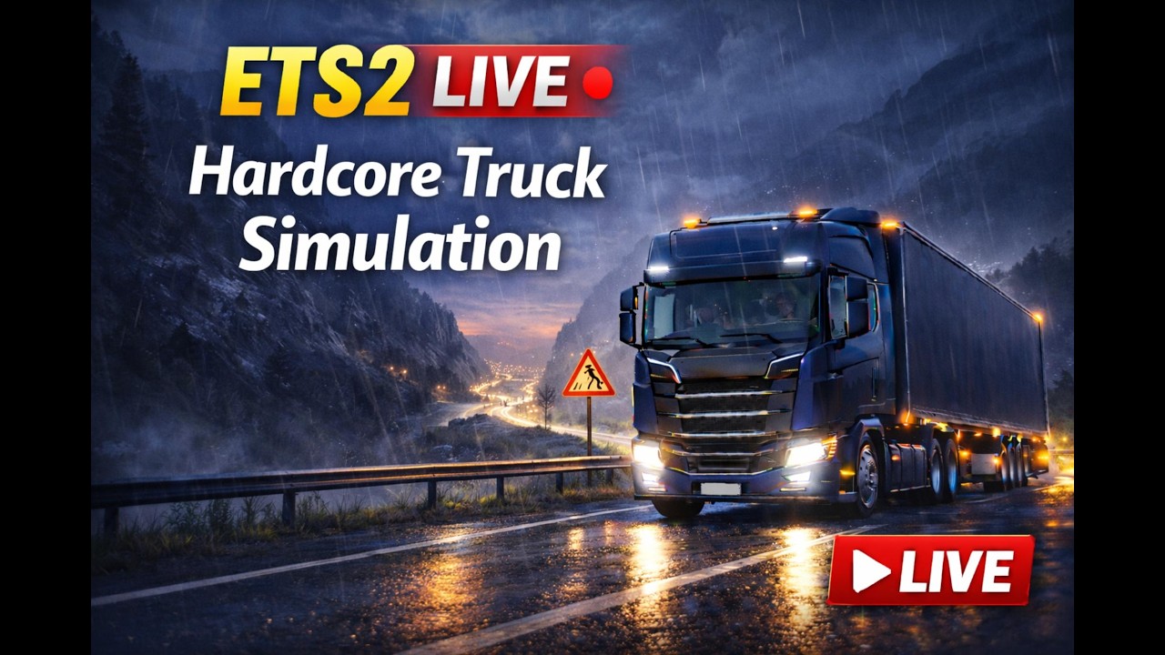 🌌 ETS2 LIVE | Hardcore Truck Simulation | PC GAMEPLAY