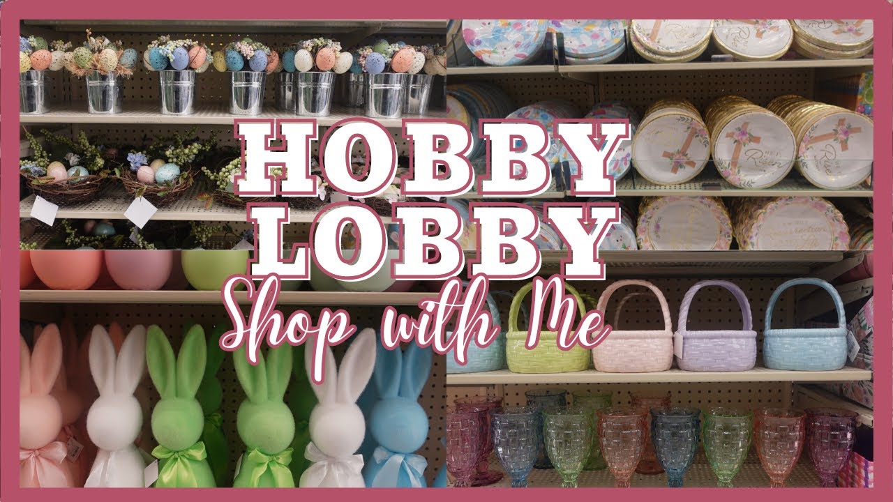 🌸🐰2024 HOBBY LOBBY SPRING DECOR | SHOP WITH ME | SPRING DECOR IDEAS 🌷✨