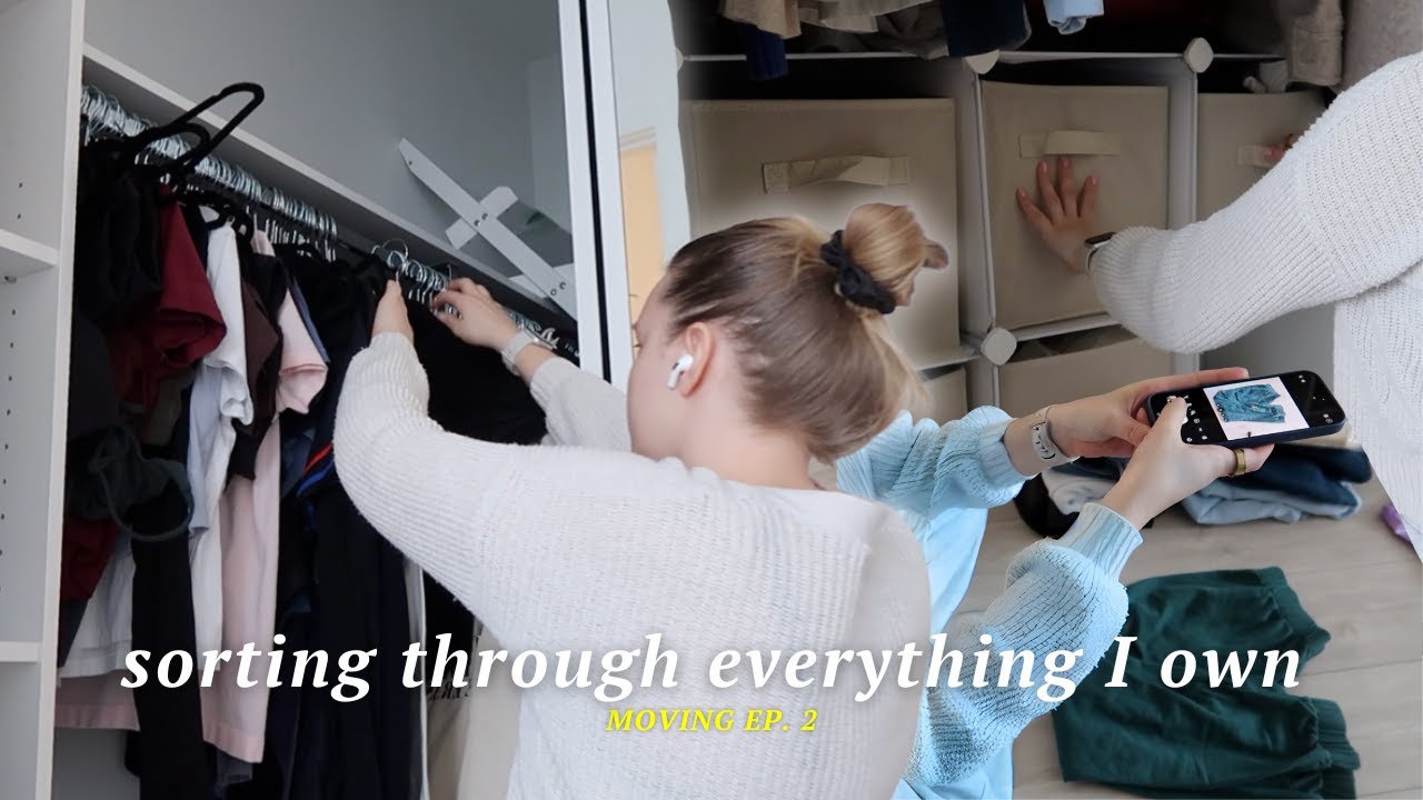 why do i have so much stuff? | moving series ep 2 (decluttering)