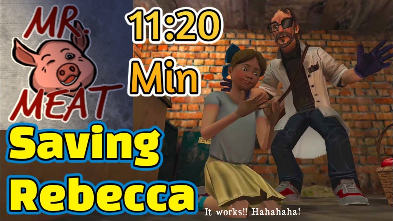 Mr. Meat - Saving Rebecca Gameplay Walkthrough - 2023 SpeedRun Attempt. Secret Ending W Scientist