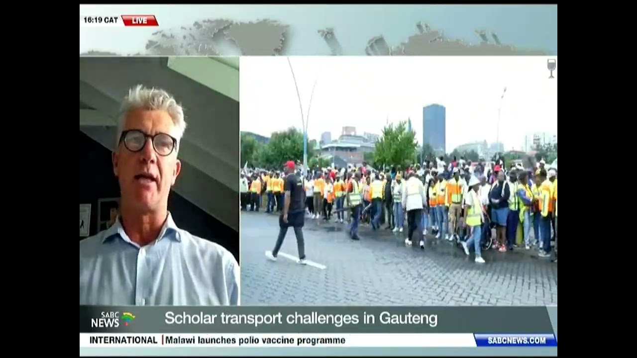 Scholar Transport Gaps in Gauteng | LRC on SABC News