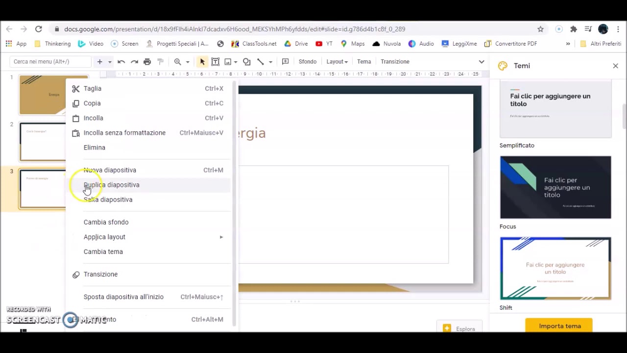 Impariamo ad usare Google Presentazioni (Google Slides) - parte 1 di 2