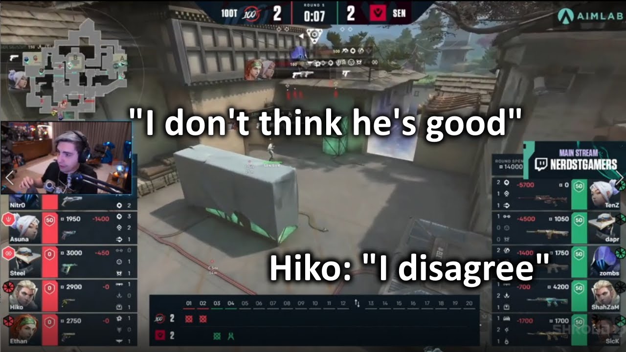 shroud trashes 100T Steel but Hiko defends him