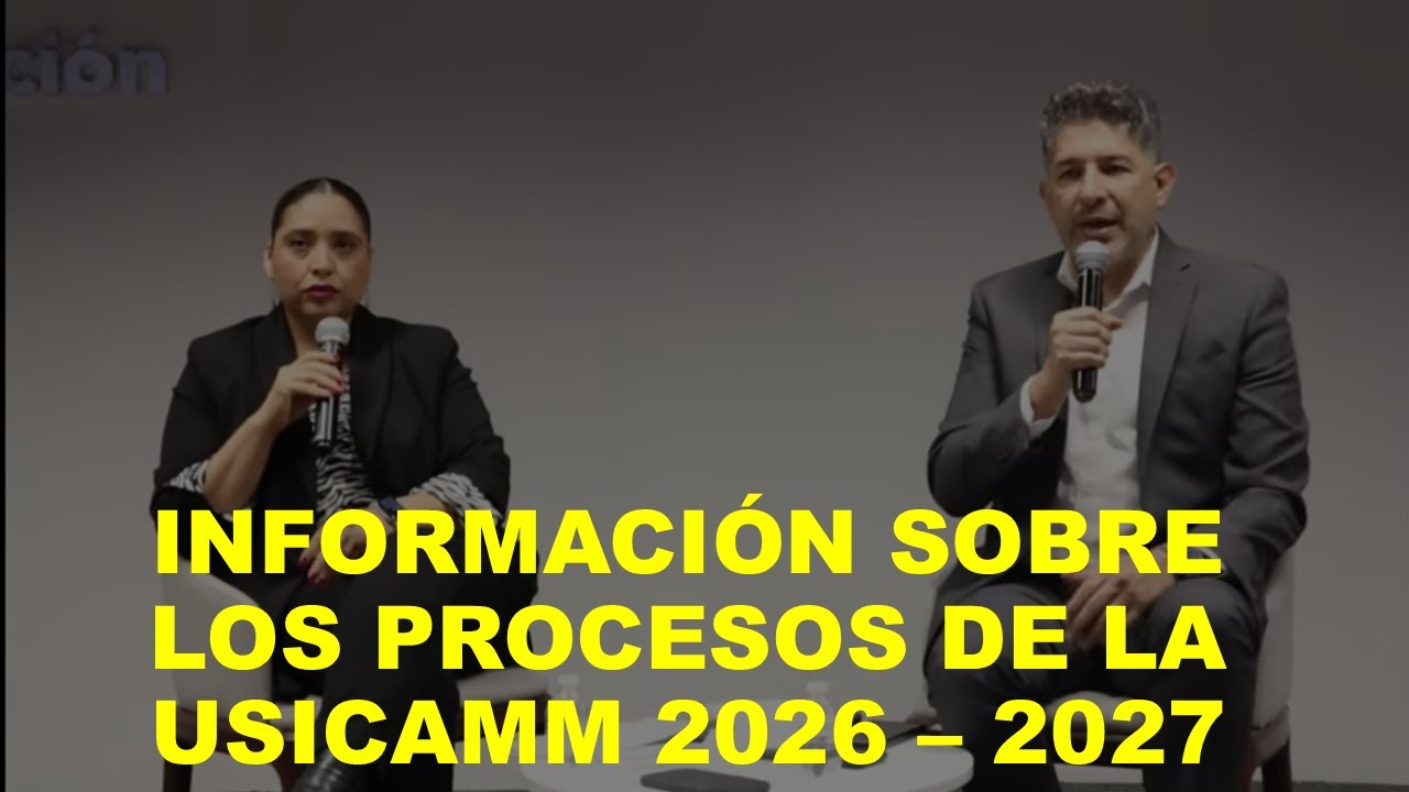 Soy Docente: INFORMACIÓN SOBRE LOS PROCESOS DE LA USICAMM 2026 – 2027