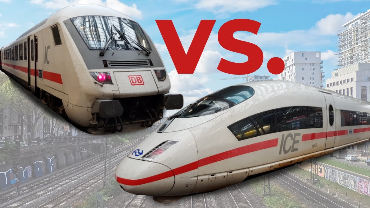 ICE vs. IC | Das sind die Unterschiede! (Schnell & einfach erkl&auml;rt)