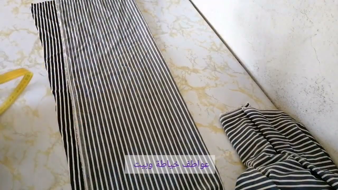 خياطة قندورة لذكور بأبسط طريقة #خياطة_تفصيل_قندورة_أطفال_ذكور_جبادور