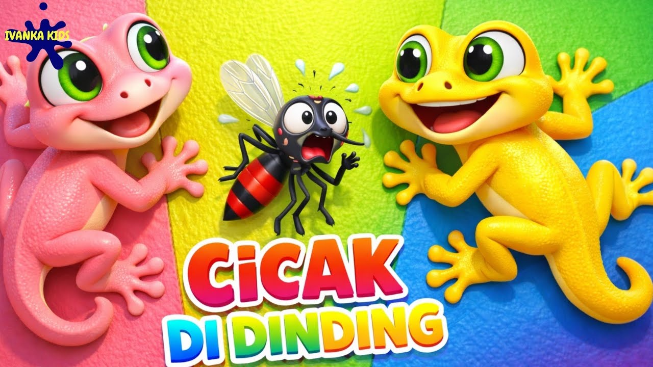 Cicak Cicak di Dinding 🦎 Kompilasi Lagu Anak Indonesia Terpopuler | Ivanka Kids
