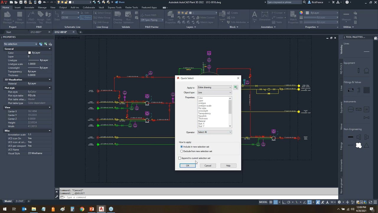 AutoCAD Plant 3D: Converting AutoCAD to PID