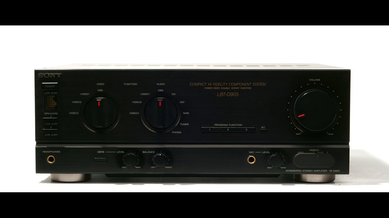 Sony TA-D905 amplifier from the LBT-D905 audio set