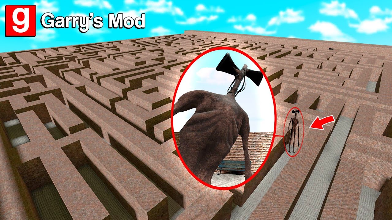 SCP СИРЕНОГОЛОВЫЙ -ДАН ҚАШТЫҚ! ЖАҢА РУБРИКА - ЛАБИРИНТТЕН ШЫҒУ ◆ Garry's Mod