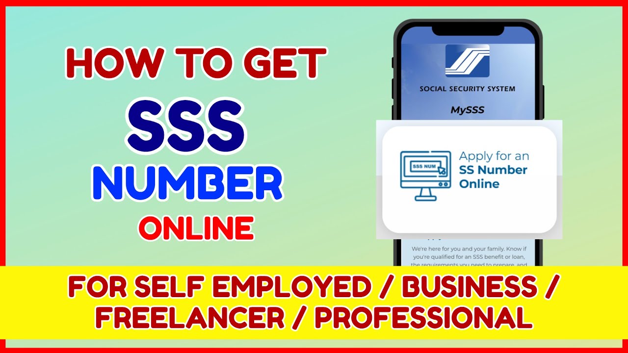 How to Get SSS Number Online? Paano Magkaroon ng SSS Number for Self Employed or Business Owner?