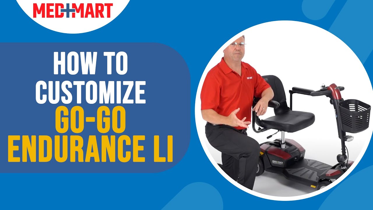 How to Customize Go-Go Endurance Li Scooter  | Med Mart