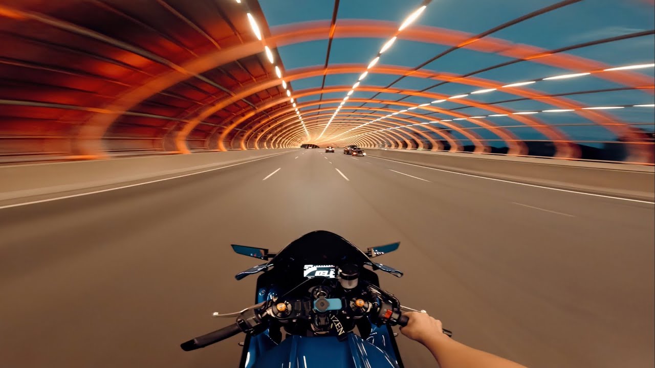 City Night Ride | GoPro Motorcycle POV | Pure Sound