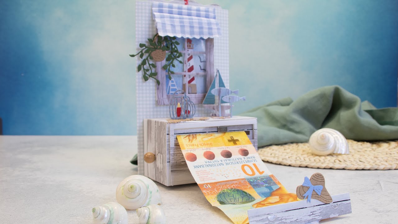 Anleitung Geldgeschenk / Geldrollen Box / Tutorial money roll box