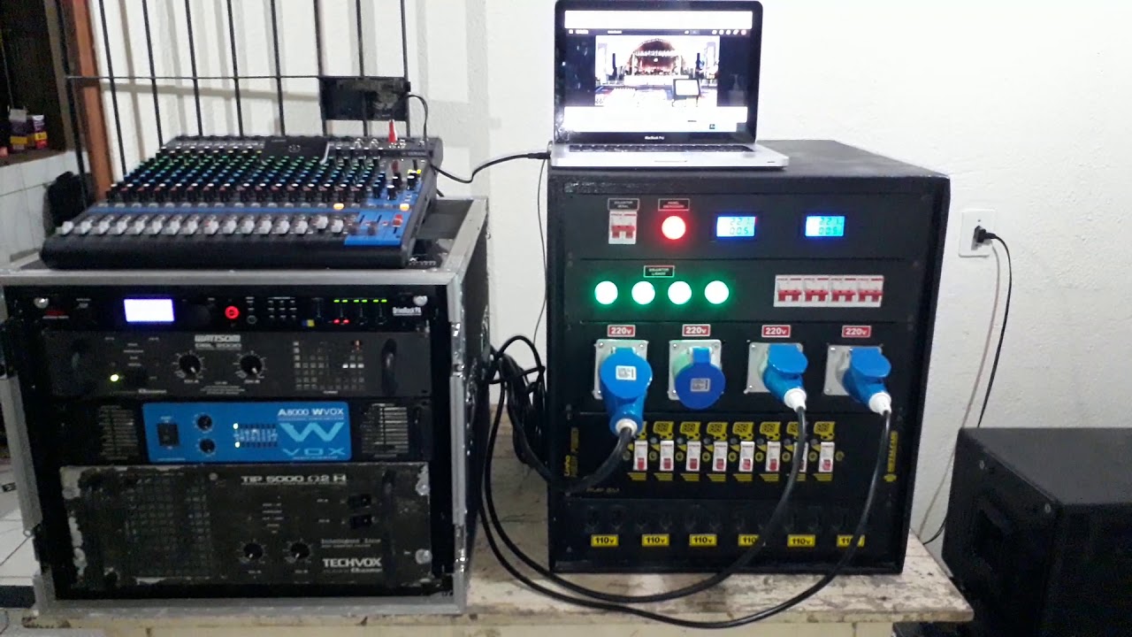 Teste Main Power/Quadro de distribuição de energia.