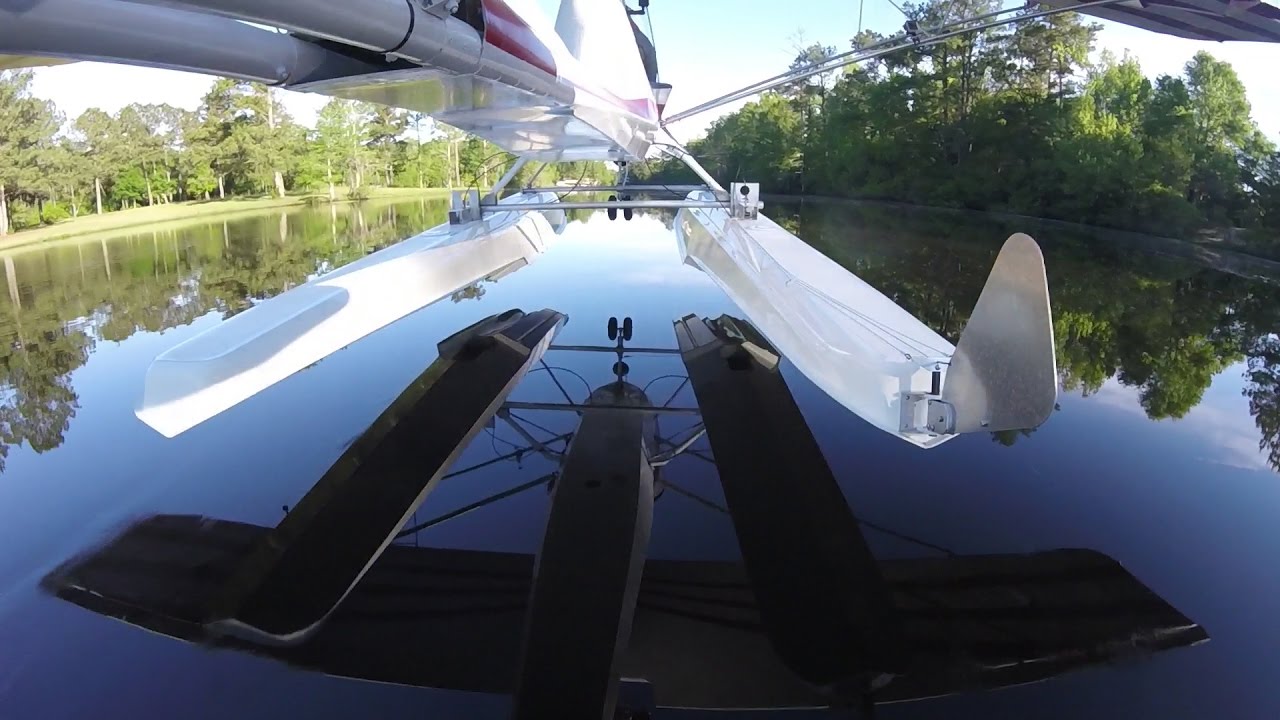 2nd landing on water with Puddle Jumper floats