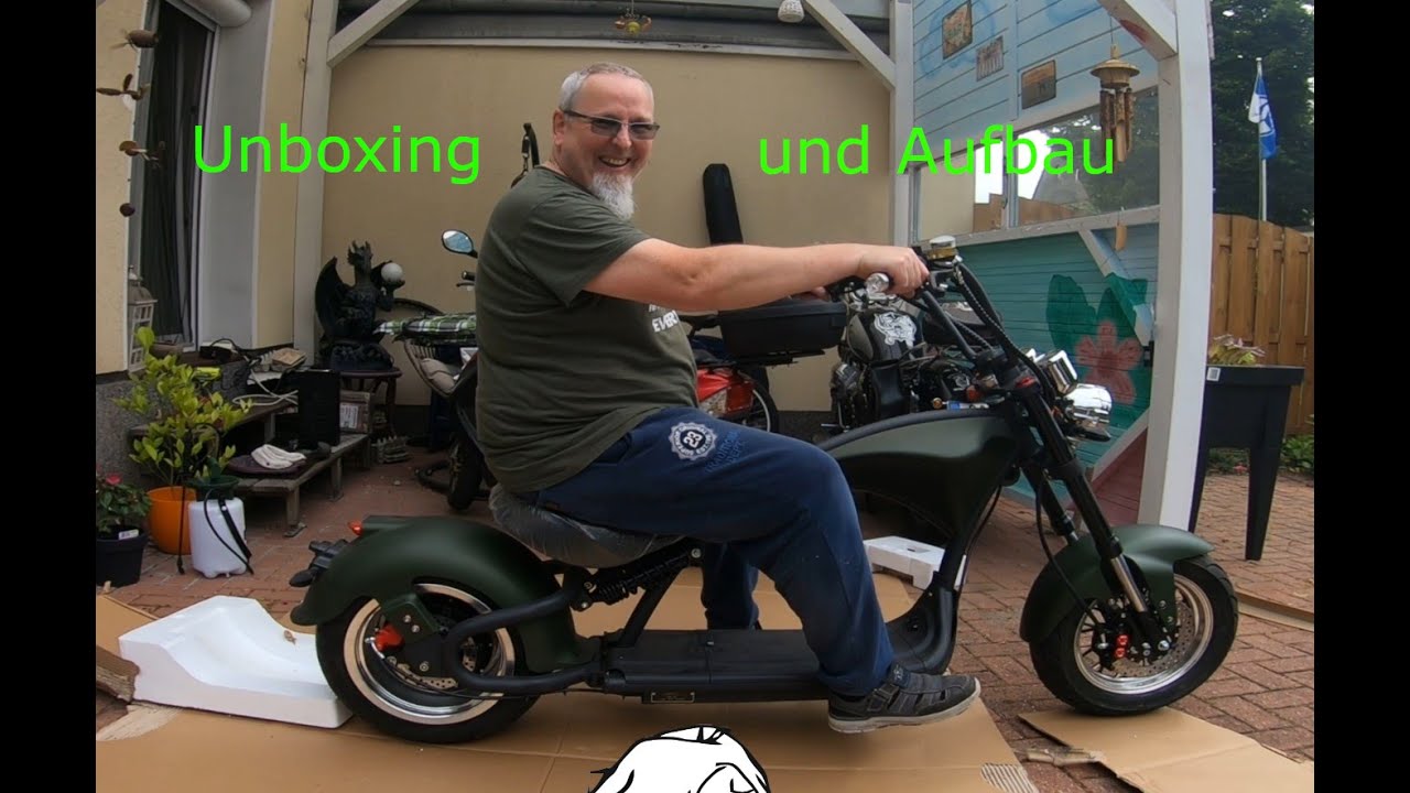 China E-Chopper - Unboxing und Aufbauen - Mit Pleiten, Pech und Pannen und happy End?