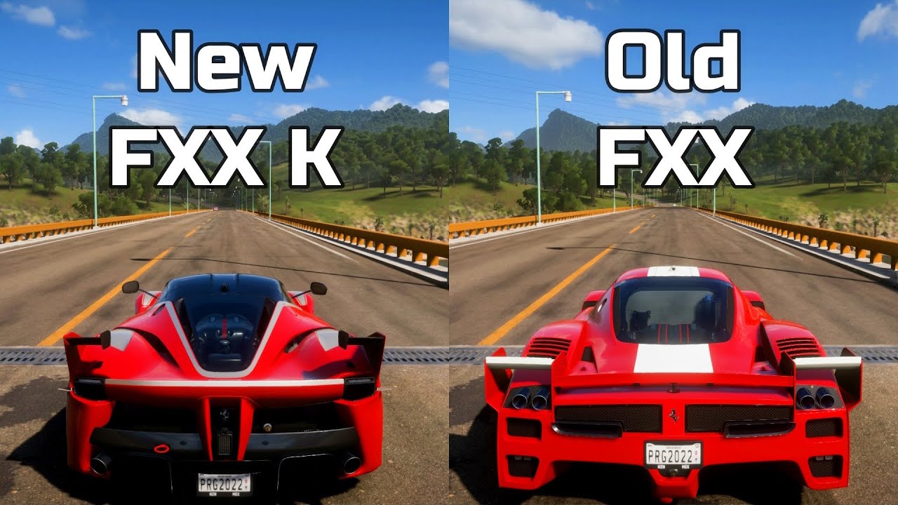Forza Horizon 5: New Ferrari FXX K 2014 vs Old Ferrari FXX 2005 - Drag Race