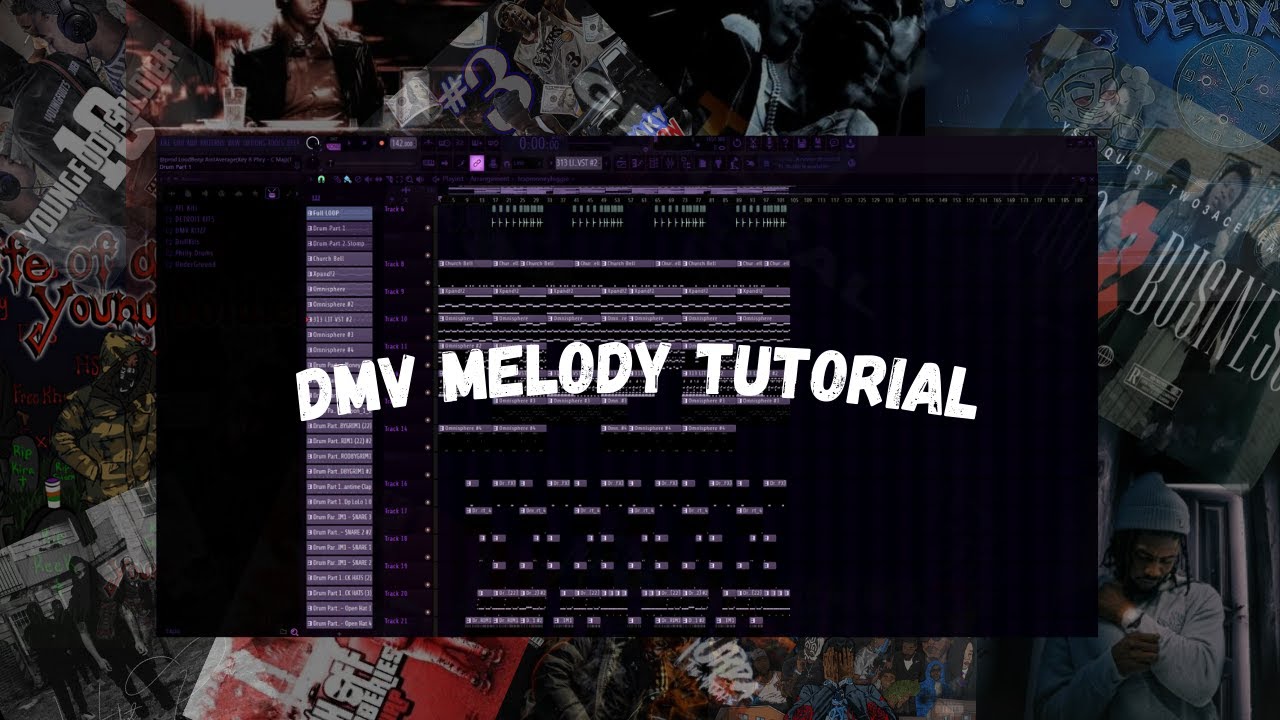 Makeing DARK Melodic DMV Melodies/Loops | FL Studio Tutorial