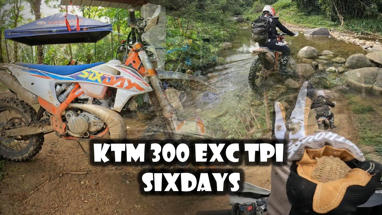 FOLLOWING COACH CALOY GASTON || USING KTM 300 EXC TPI SIX DAYS