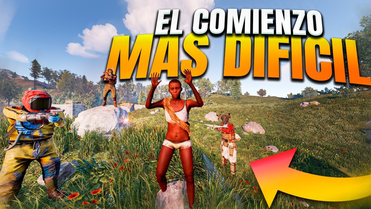 Mi COMIENZO de WIPE MÁS DIFICIL - RUST - Gameplay español