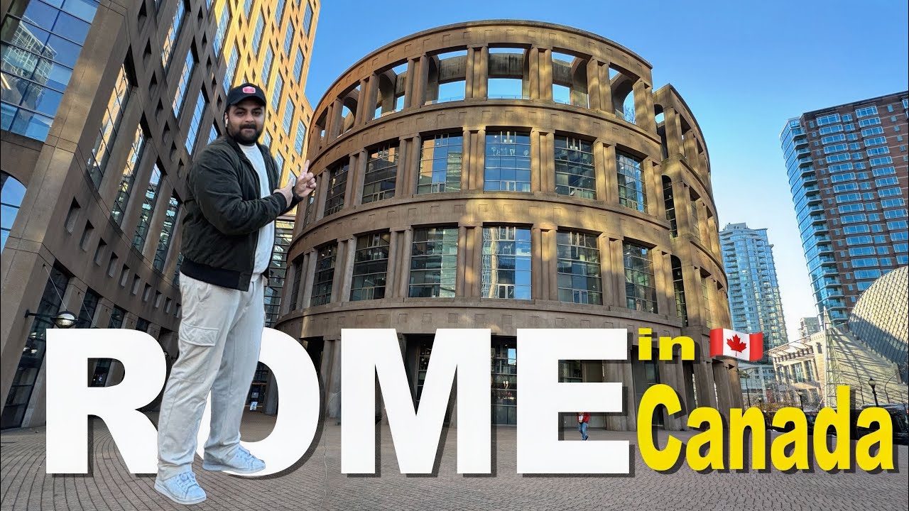 I found Rome's Colosseum  in canada ! 🏛️Vancouver aaye aur ye nahi dekha? ❌ 🇨🇦