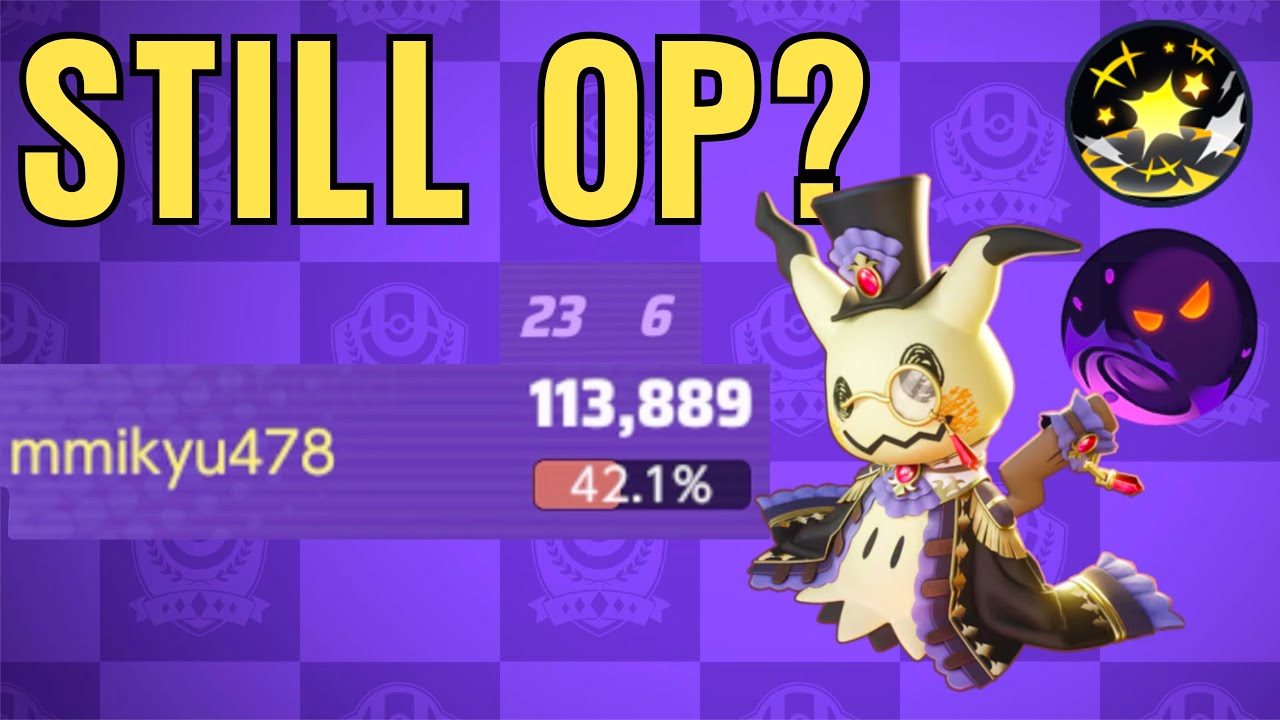 Mimikyu is STILL CRAZY | Mimikyu | Pokémon UNITE