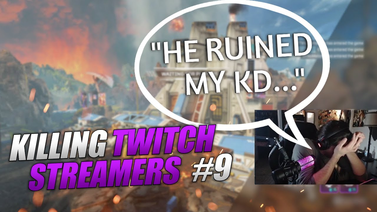 ИСПОЛЬЗОВАНИЕ ДВИЖЕНИЯ ДЛЯ УБИЙСТВА СТРИМЕРОВ TWITCH В APEX LEGENDS #9